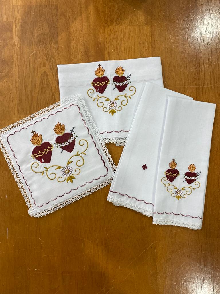 Embroidered Mass Linen Set by SCTJM