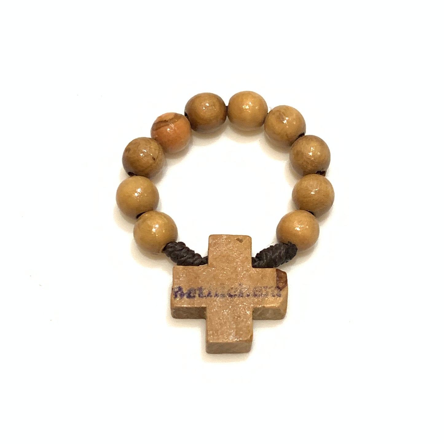 Olive Wood Cord Decade Rosary