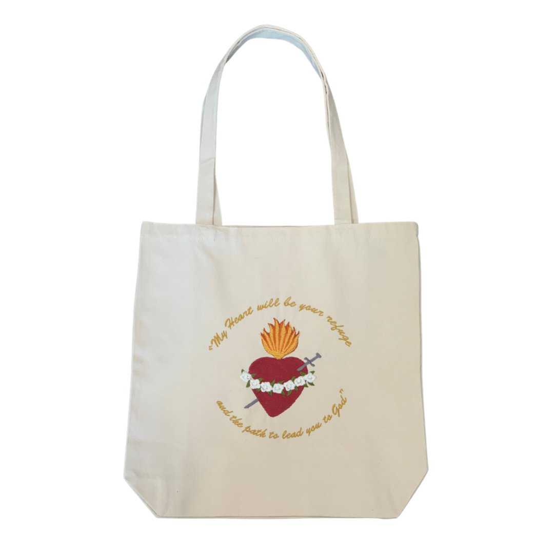 Embroidered Canvas Prayer Bag by SCTJM