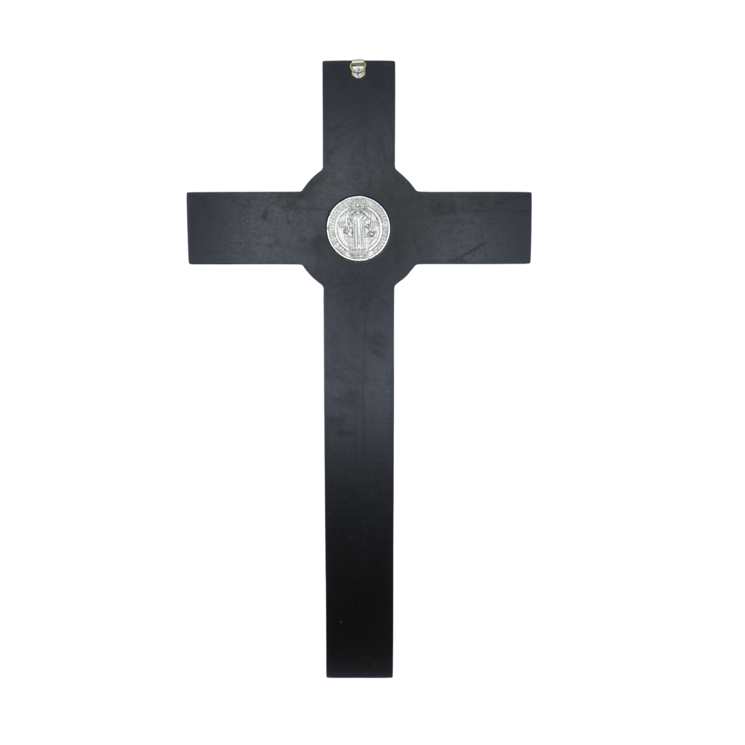 Dark Walnut Colored St. Benedict Crucifix
