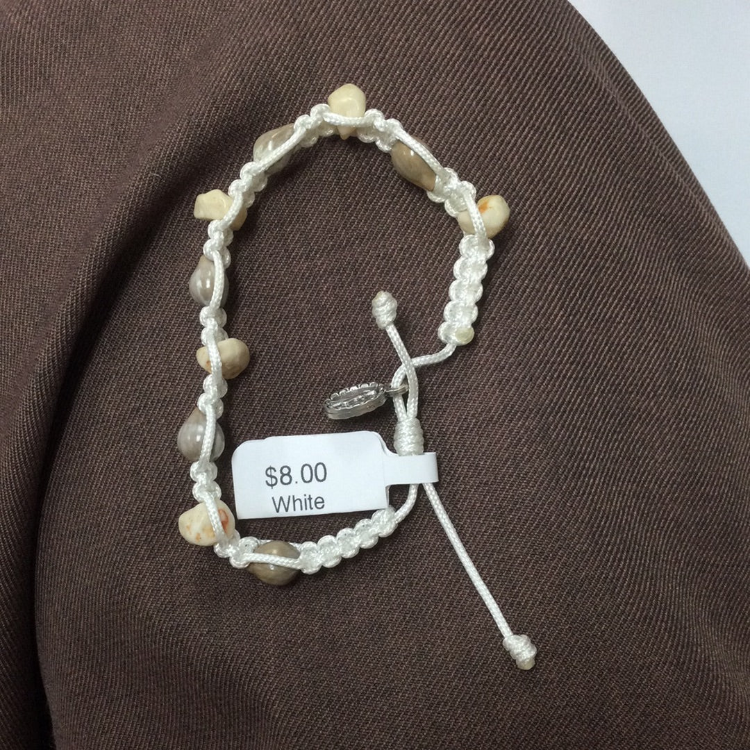 Job's Tears and Stone Decade Rosary Bracelet