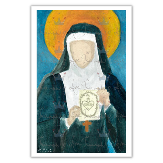 Original St. Margaret Mary Color Print by SCTJM