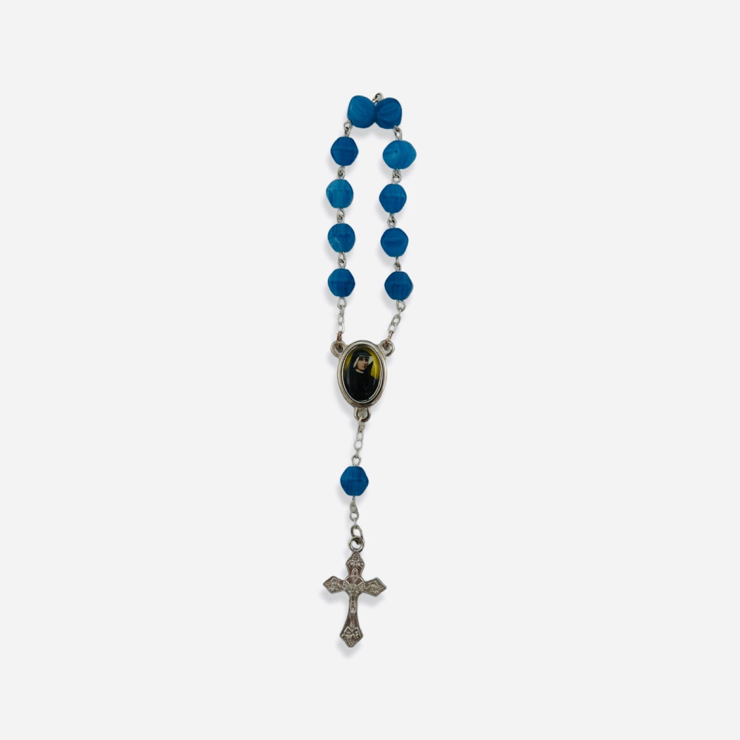 Assorted St. Faustina Decade Rosary with Pouch
