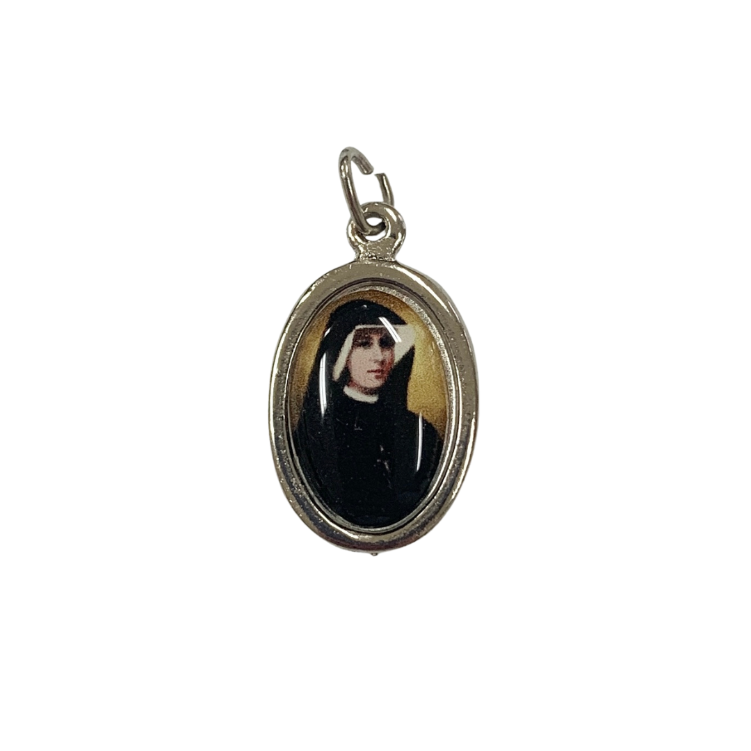Oval St. Faustina Medal with Relic