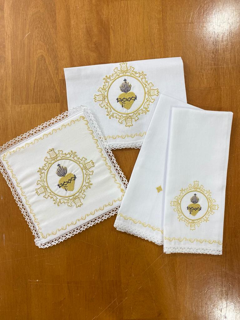 Embroidered Mass Linen Set by SCTJM