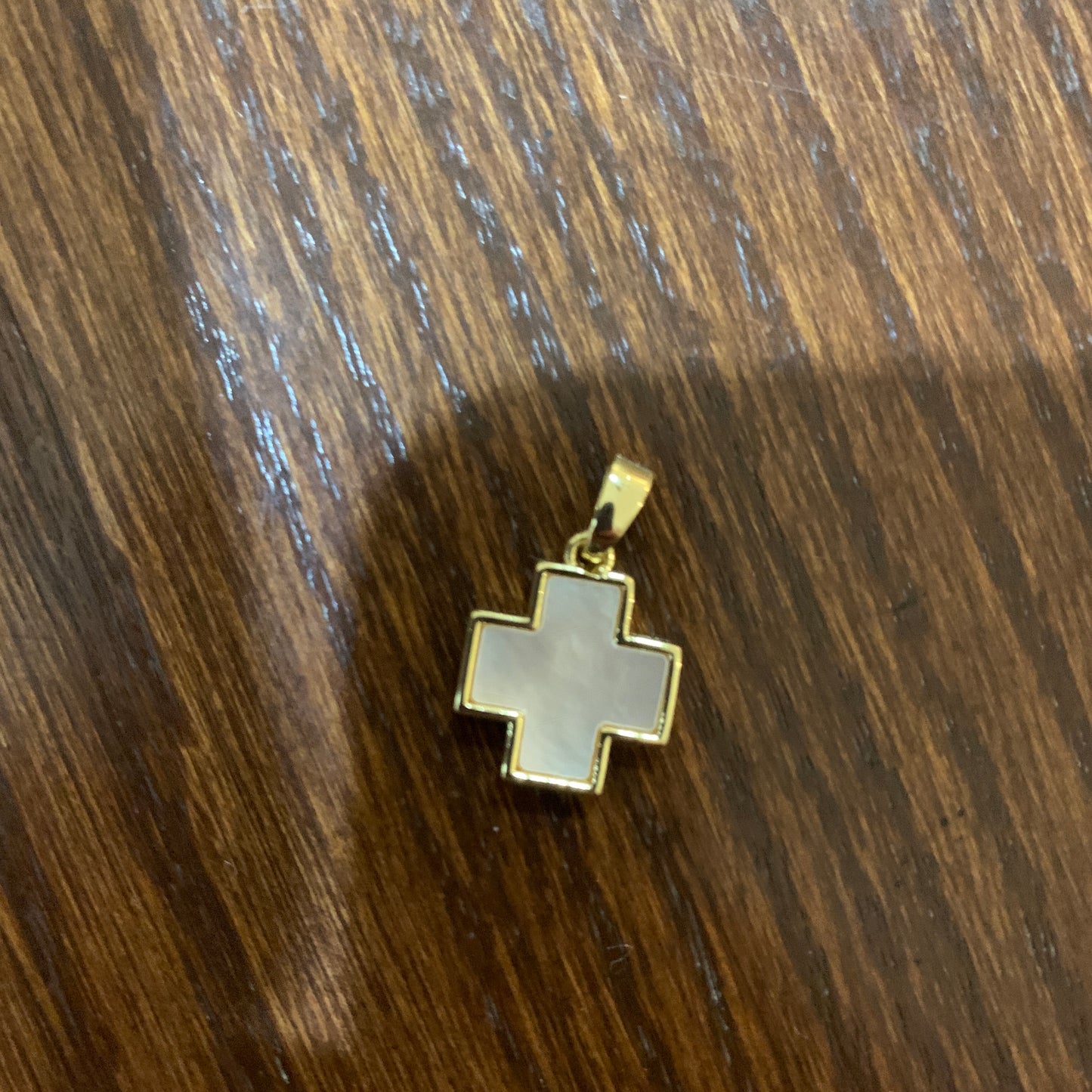 Mother of Pearl Cross Pendant
